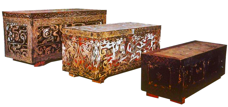 Triple Coffin for elaborate Confucian funeral