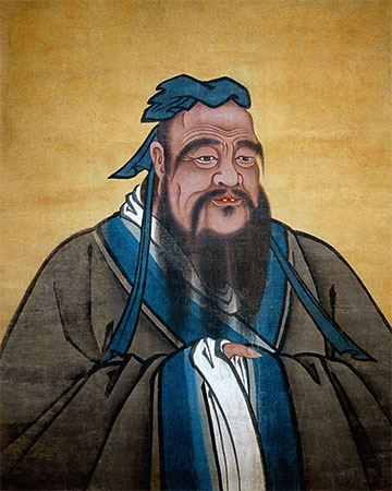 Traditional Portrait of Confucius