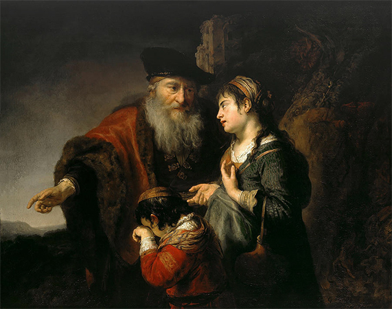 Abraham sending Hagar and Ishmael away