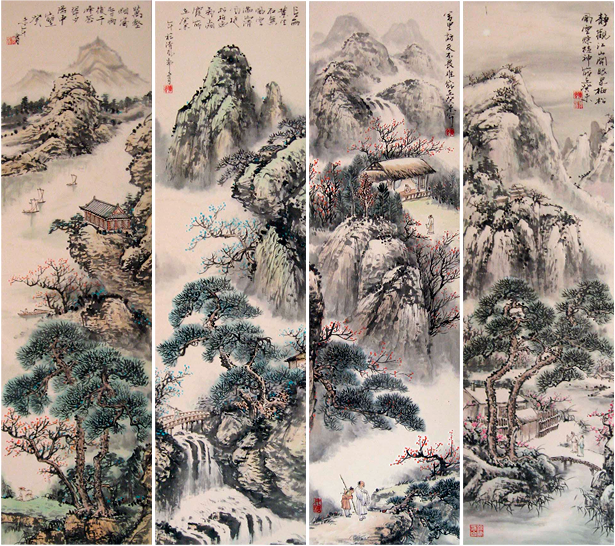 Chinese Landscape Paintings: Mountains
