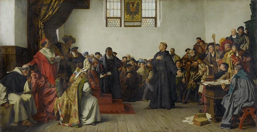 Martin Luther Excommunicated at the Diet of Worms, 1521