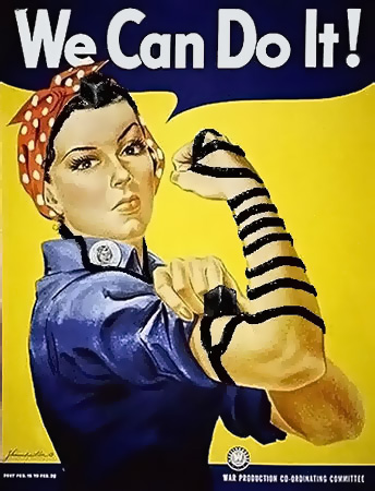 Orthodox Feminism: Rosie the Riveter with Tefillin