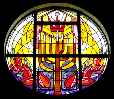 Stained Glass in a Reformed Synagogue