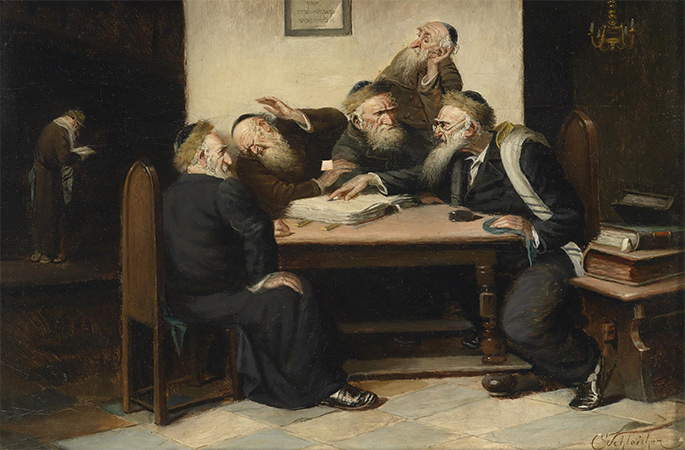 Rabbi's debating the Talmud